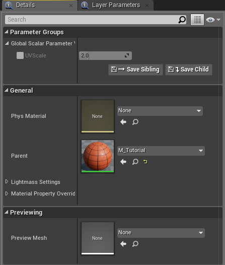 material instance editor